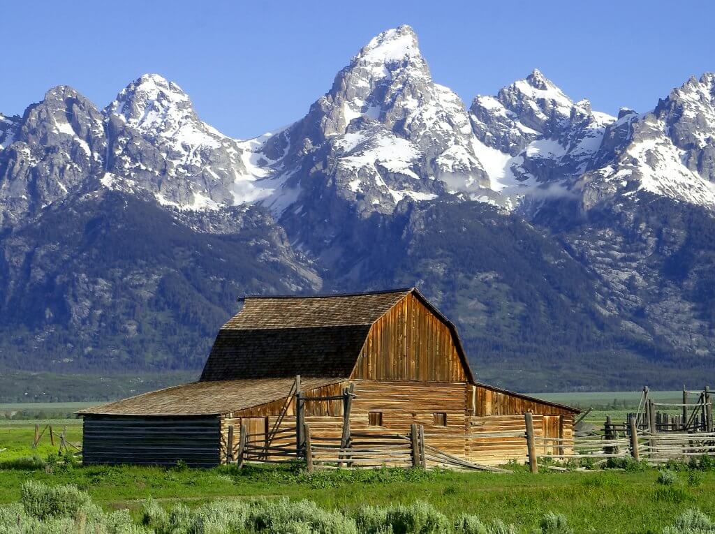 Teton Range der Rocky Mountains